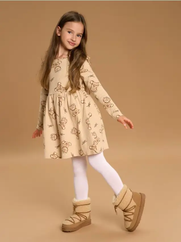 Vestito babydoll - beige