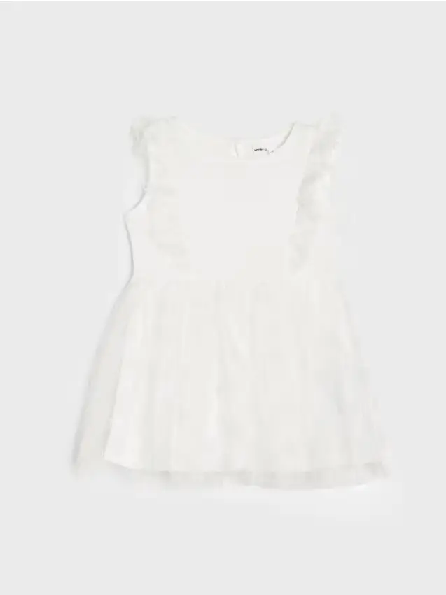 Vestito babydoll - bianco