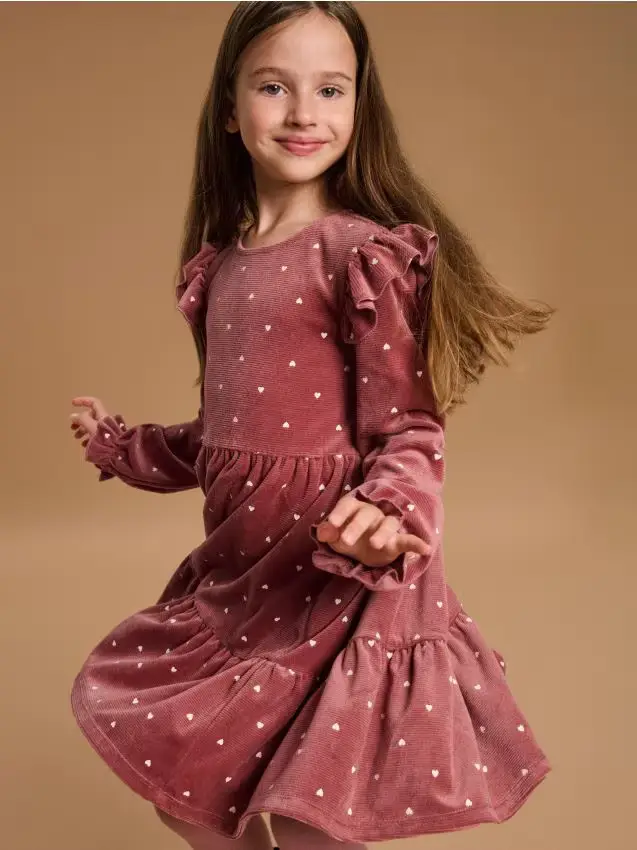 Vestito babydoll - bordeaux