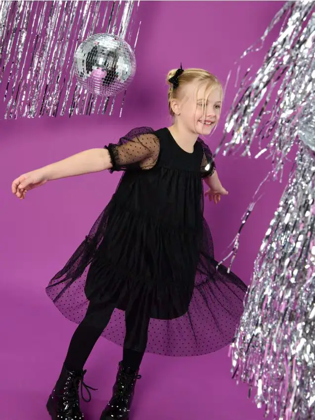 Vestito babydoll - nero