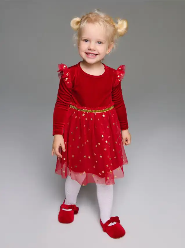 Vestito babydoll - rosso