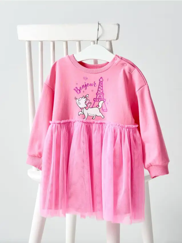 Vestito babydoll The Aristocats - rosa