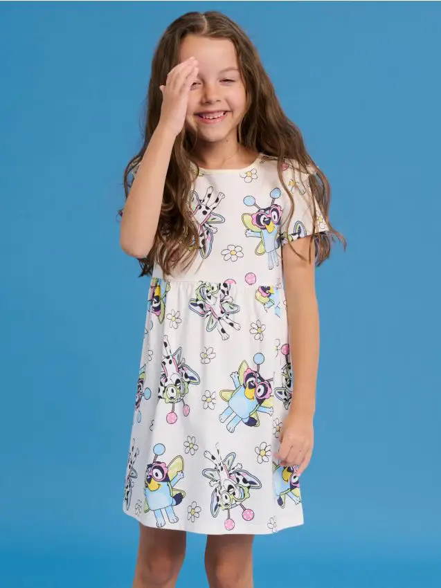 Vestito Bluey - panna