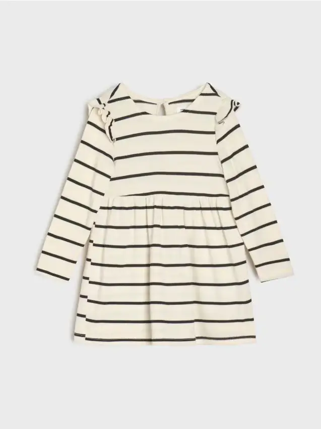 Vestito di felpa - panna