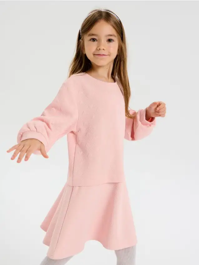 Vestito di felpa - rosa