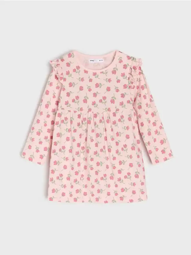 Vestito di felpa - rosa pastello