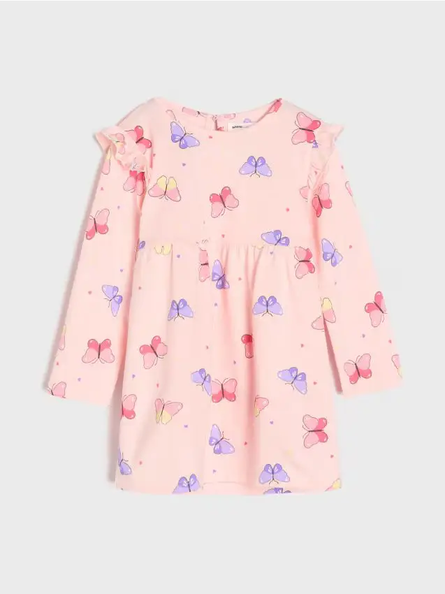 Vestito di felpa - rosa pastello