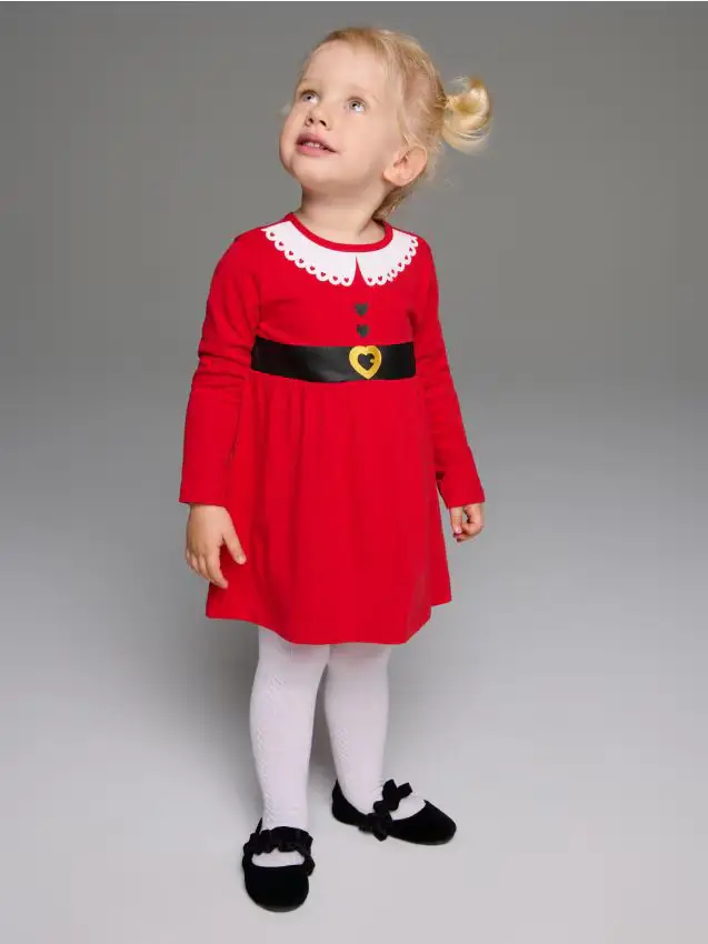 Vestito di felpa - rosso