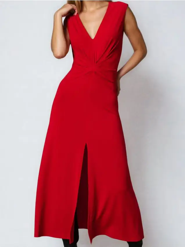 Vestito maxi - rosso