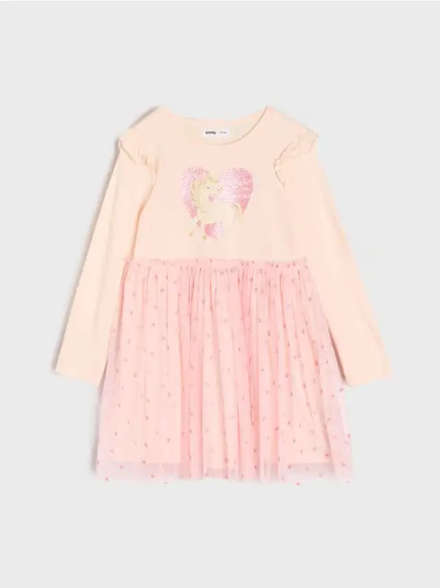 Vestito stampato - rosa