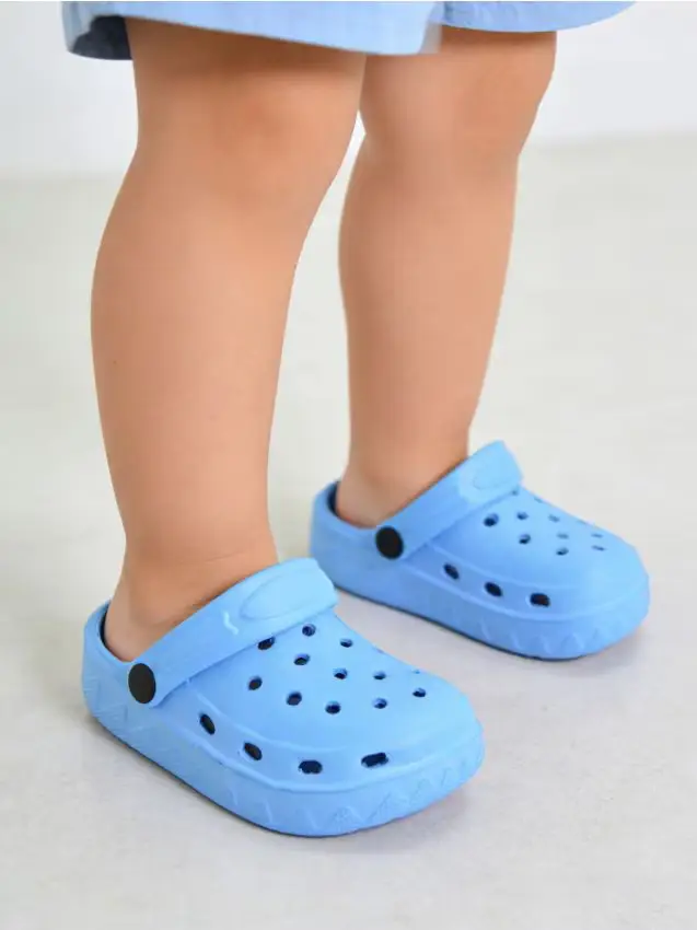 Zoccoli con cinturino sul tallone - blu