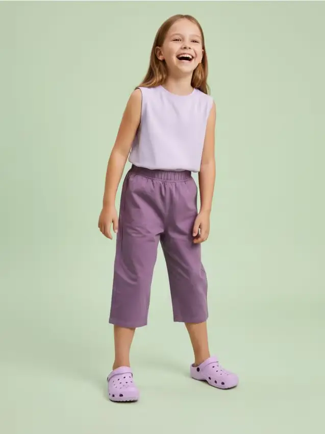 Zoccoli con cinturino sul tallone - lavanda