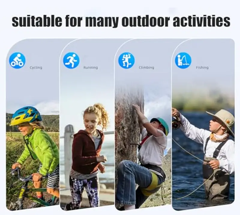 SINSPORT eyewear Occhiali da Sole Bambino Bambina, Occhiali Sportivi Ciclismo Baseball Running Bici, Protezione UV400 per Ragazzi e Ragazze miniatura 3