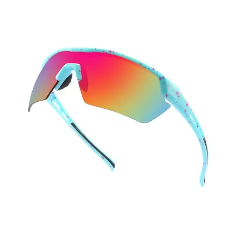 SINSPORT eyewear Occhiali da Sole Bambino Bambina, Occhiali Sportivi Ciclismo Baseball Running Bici, Protezione UV400 per Ragazzi e Ragazze miniatura 2