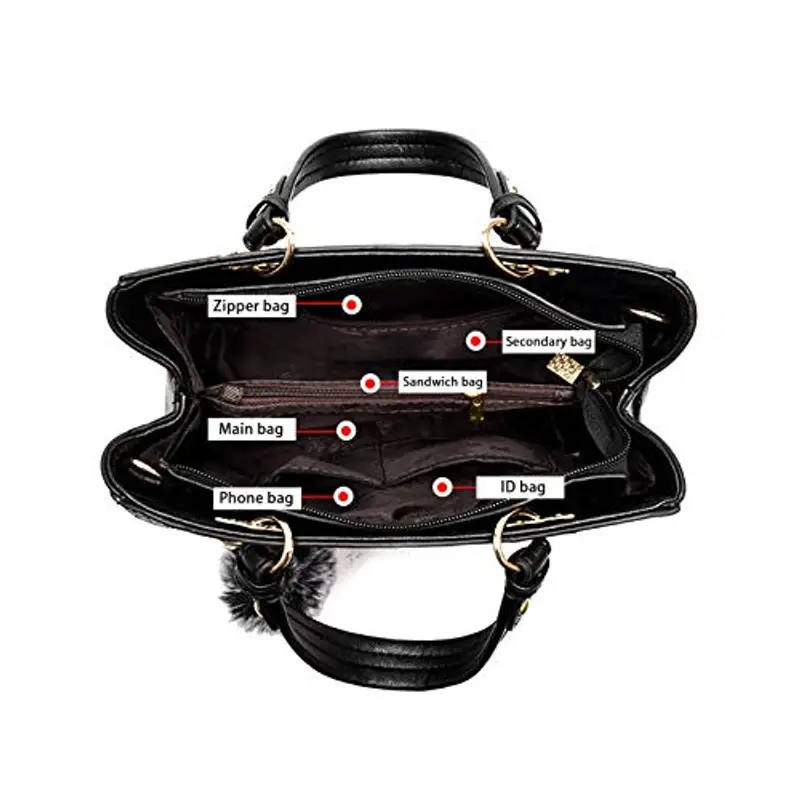 Sipobuy Onda Borse Delle Donne Del Messaggero Borsa Delle Signore Di Sacchetto Di Spalla Elegante Borsa Femminile Tote miniatura 3