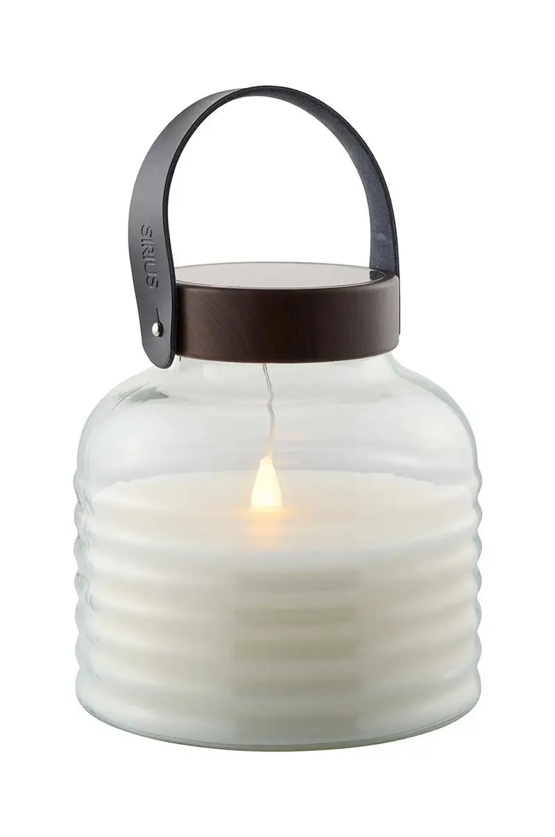 lanterna solare led Aston 20 x 20 cm Marrone