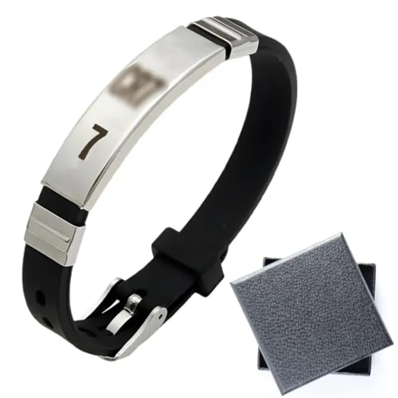 SIRLOMU Braccialetto di Calcio per Ragazzi, 1 Pezzo, Idee Regalo Ragazzo, Regali Compleanno Natale per Figli, Nipoti Fratelli, Regalo Bambino 8-15 Anni Maschio