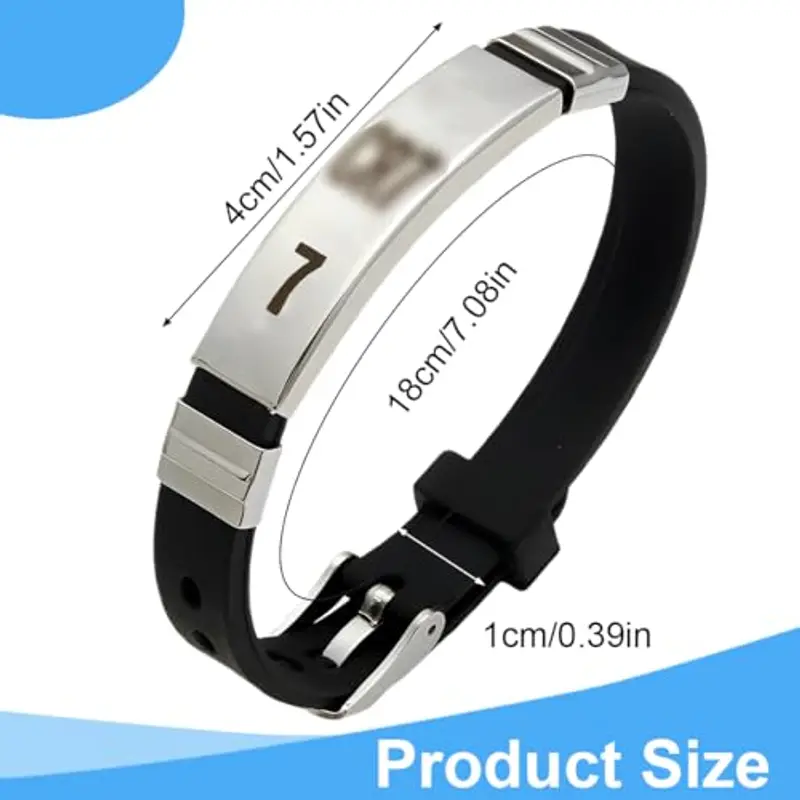 SIRLOMU Braccialetto di Calcio per Ragazzi, 1 Pezzo, Idee Regalo Ragazzo, Regali Compleanno Natale per Figli, Nipoti Fratelli, Regalo Bambino 8-15 Anni Maschio miniatura 2