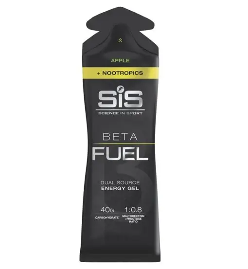 Beta Fuel + Nootropic apple - gel energetico Black