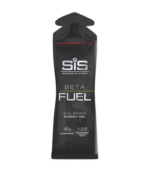 Beta Fuel strawb & lime - gel energetico Black