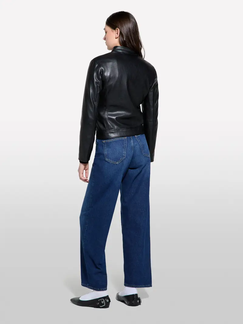 Biker Regular Fit, Donna, Nero miniatura 3