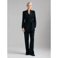 Blazer Annodato, Donna, Nero miniatura 5