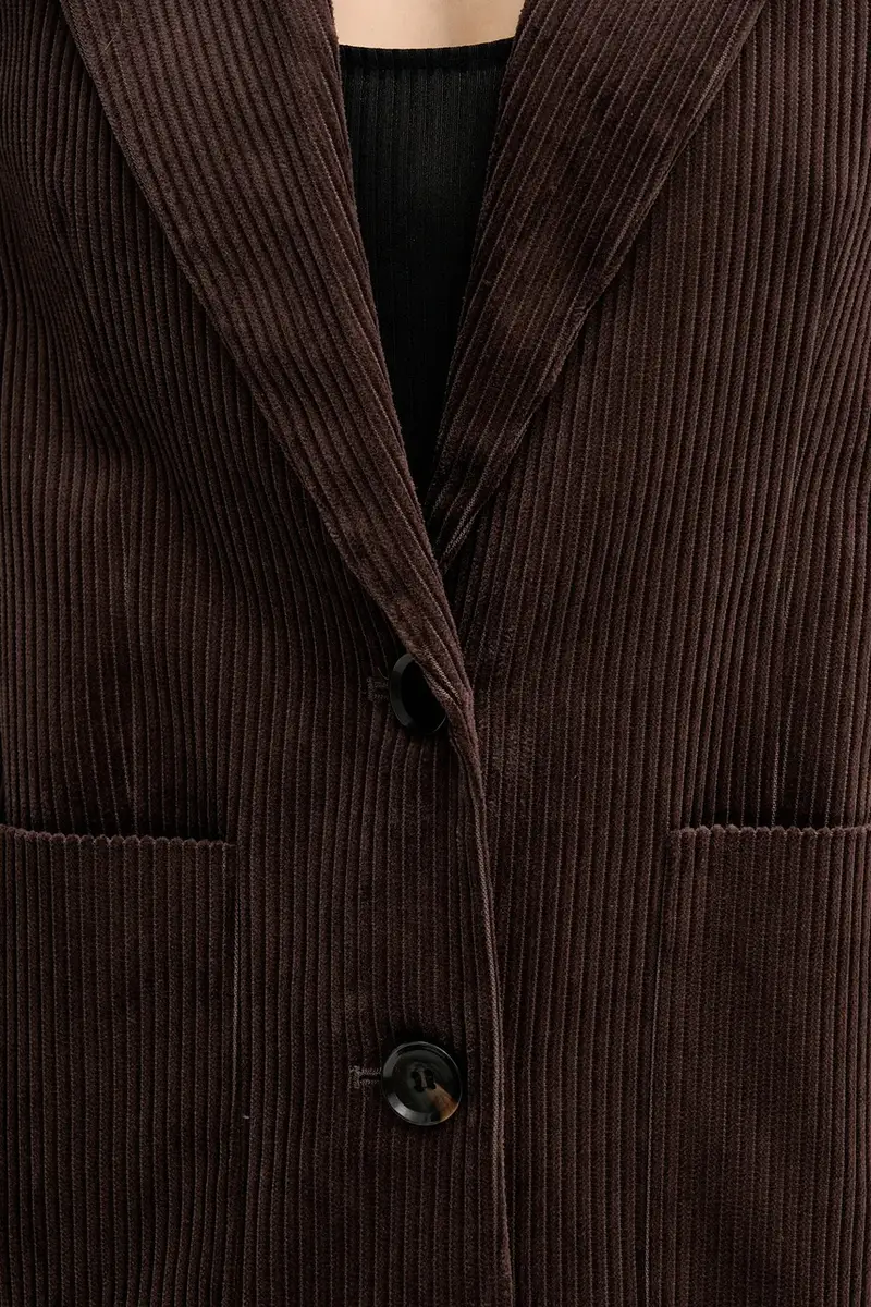 Sisley Blazer Marrone 3981464 miniatura 5