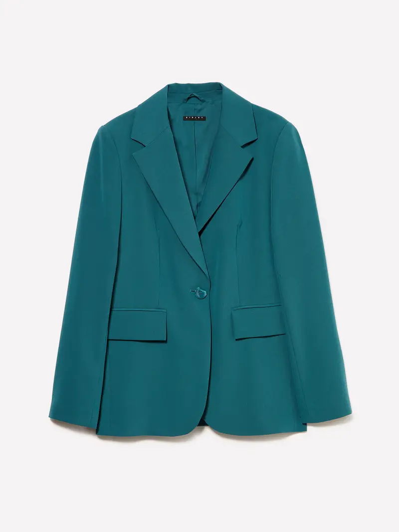 Blazer Regular Fit, Donna, Verde Ottanio