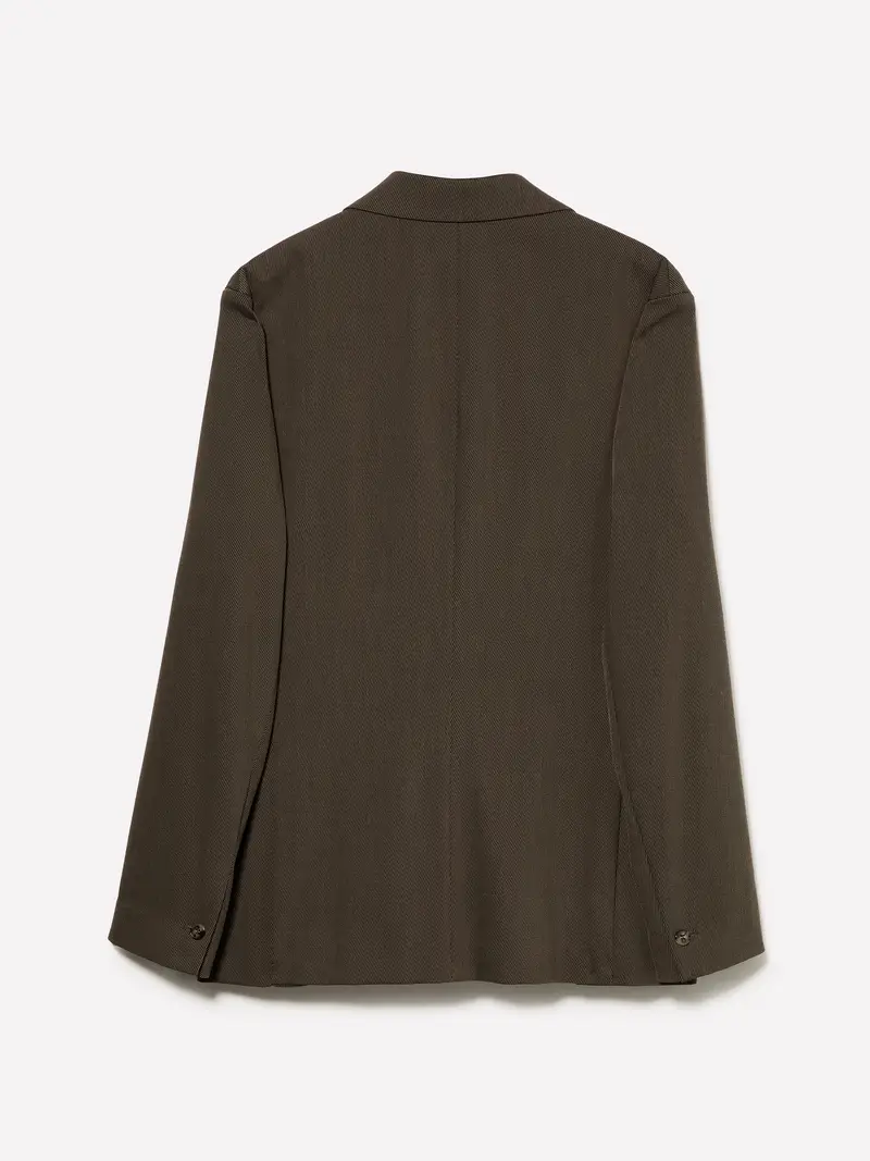 Blazer Tinto Filo, Uomo, Marrone Scuro miniatura 2