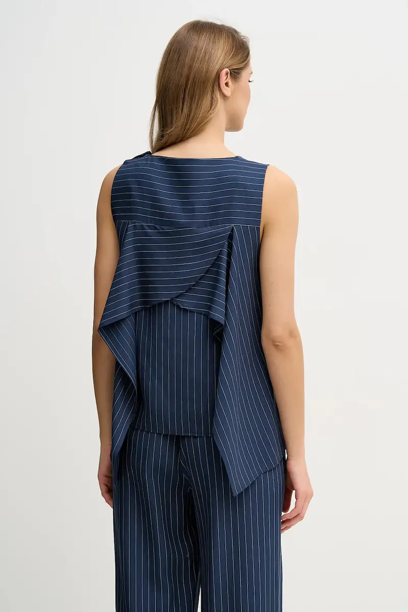 camicetta Blu navy miniatura 3