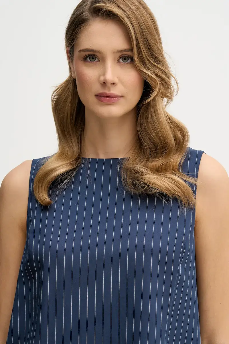 camicetta Blu navy miniatura 4