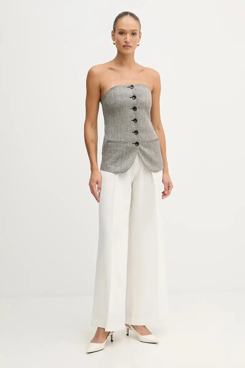 camicetta donna colore nero 5D12LH01R miniatura 2