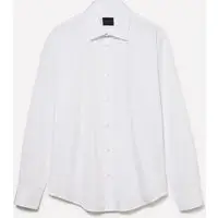 Camicia 100% Cotone, Uomo, Bianco miniatura 4