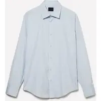 Camicia 100% Cotone, Uomo, Blu Chiaro miniatura 4