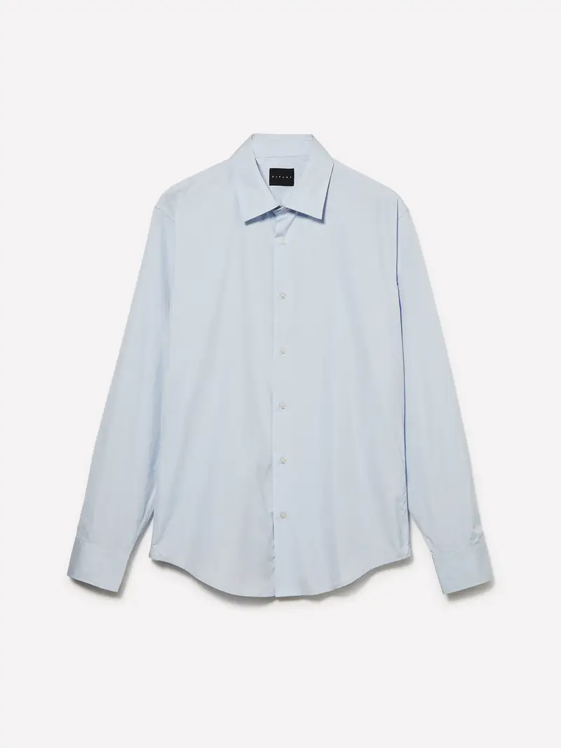 Camicia 100% Cotone, Uomo, Blu Chiaro