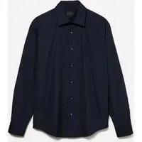 Camicia 100% Cotone, Uomo, Blu Scuro miniatura 4