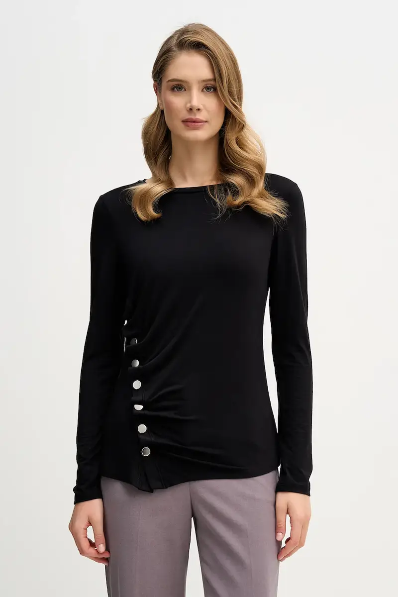 camicia a maniche lunghe Nero