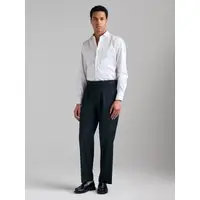 Camicia A Righe, Uomo, Bianco miniatura 4