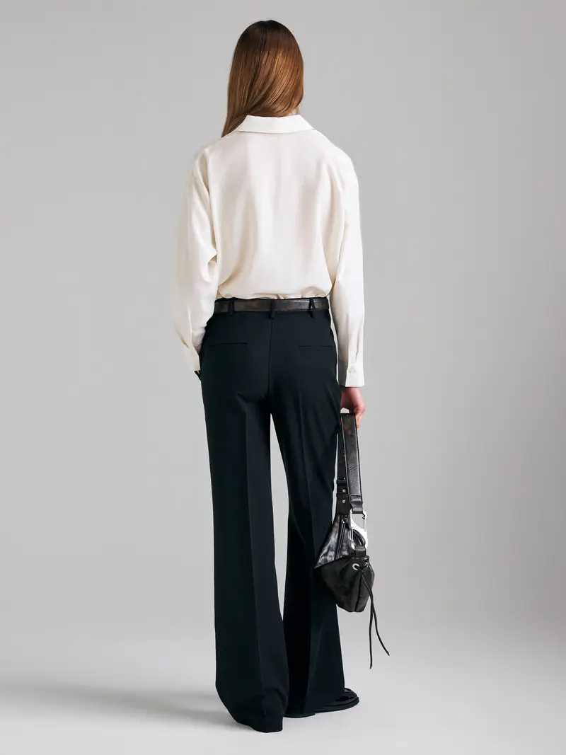 Camicia Comfort Fit, Donna, Bianco Panna miniatura 2