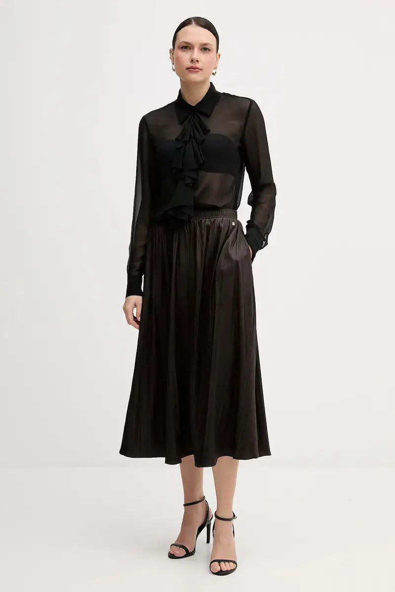 camicia donna colore nero 5NOXLQ09T miniatura 2