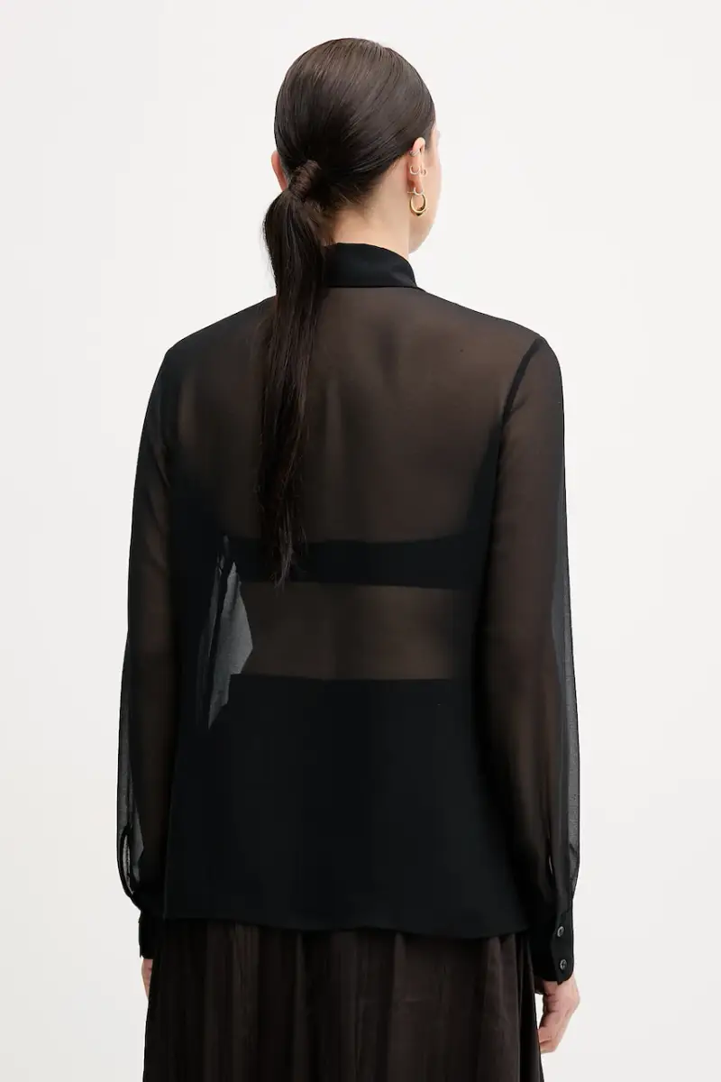 camicia donna colore nero 5NOXLQ09T miniatura 3