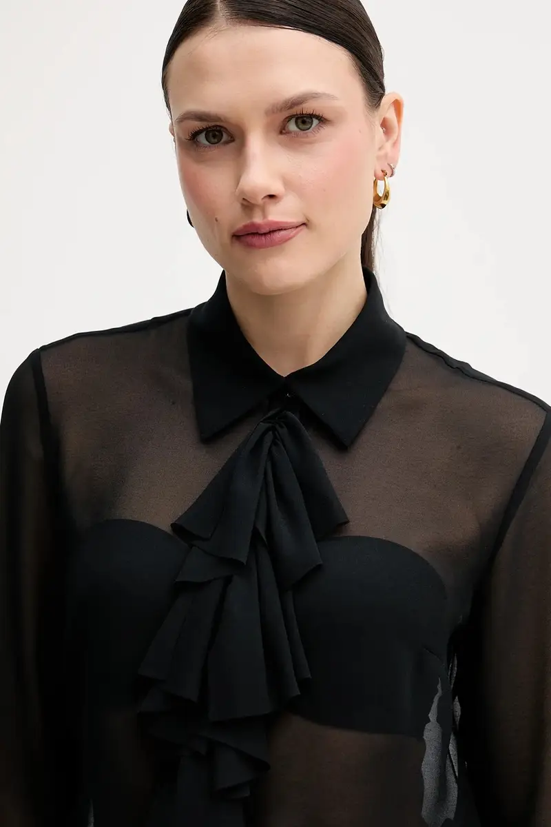 camicia donna colore nero 5NOXLQ09T miniatura 4