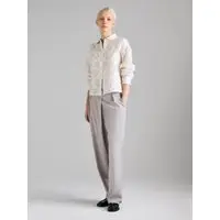 Camicia Jacquard, Donna, Bianco Panna miniatura 5