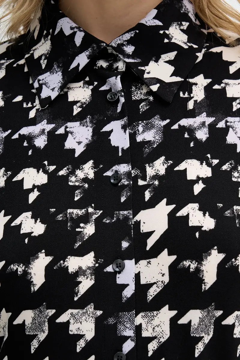 Sisley Maglia nero e bianco miniatura 5