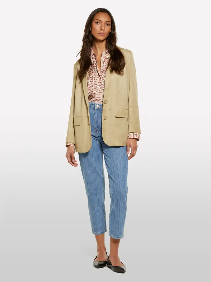 Camicia Rosa In Satin Stampato, Donna, Multicolore