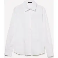 Camicia Slim Fit Con Pinces, Donna, Bianco miniatura 4