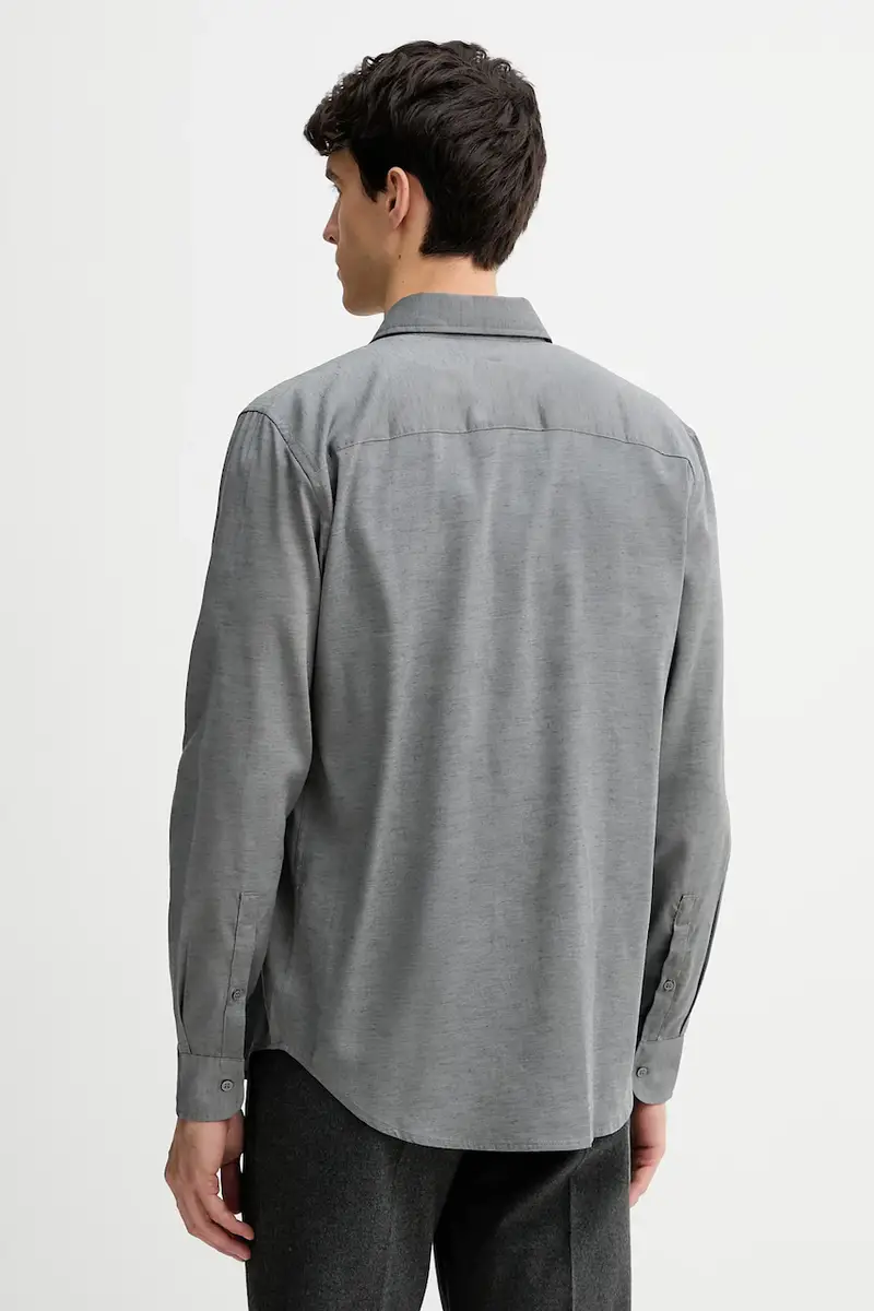 camicia uomo colore grigio 5EY3SQ049 miniatura 3