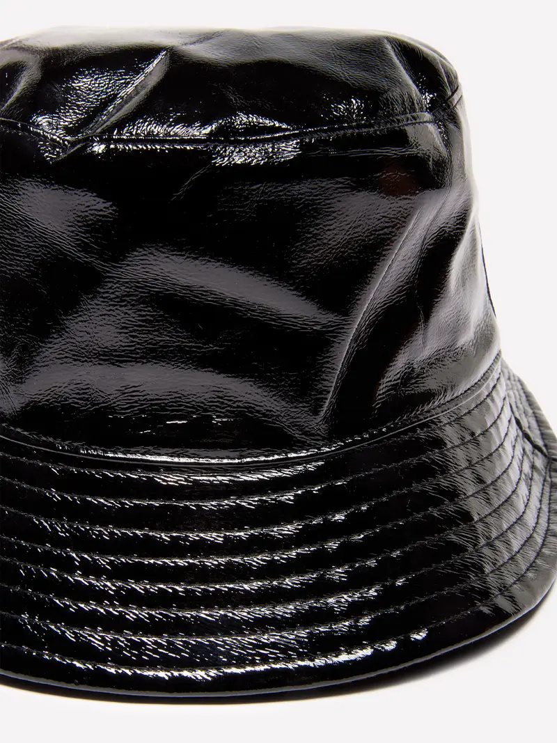 Cappello Alla Pescatora Reversibile, Donna, Nero miniatura 3