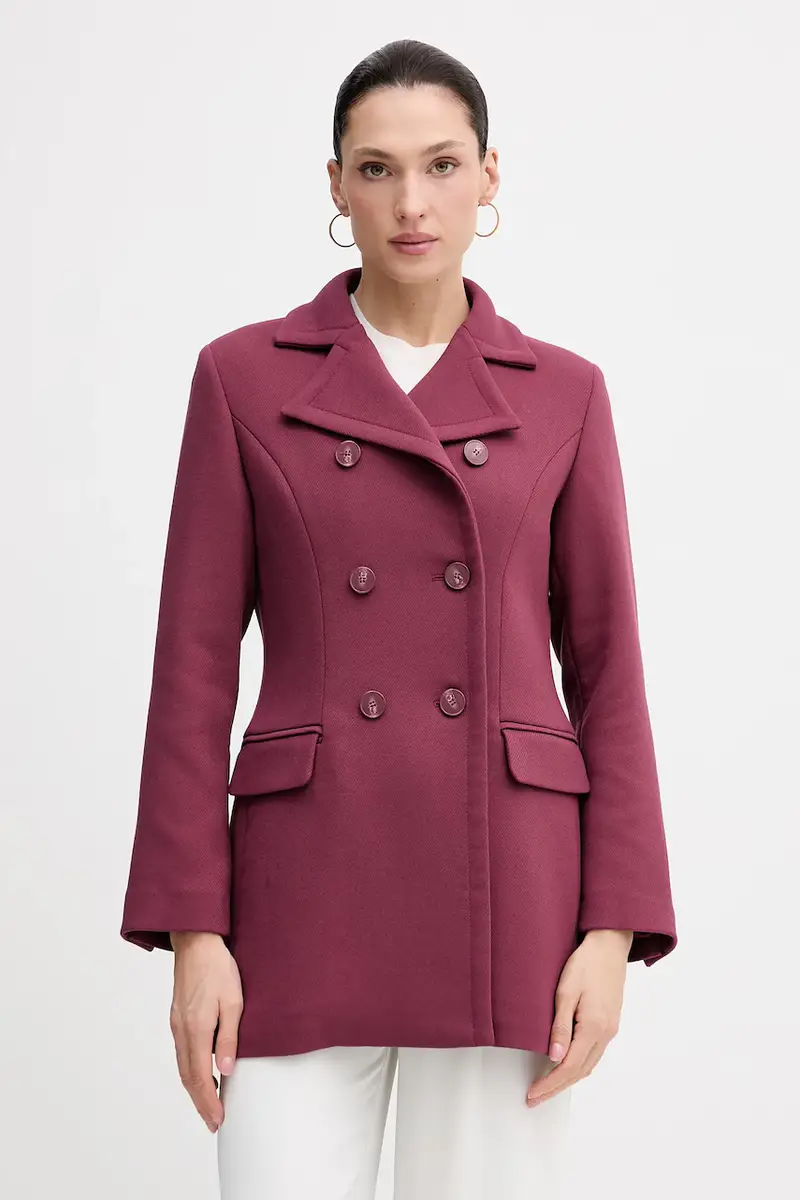 cappotto colore granata 2OUALN05Z