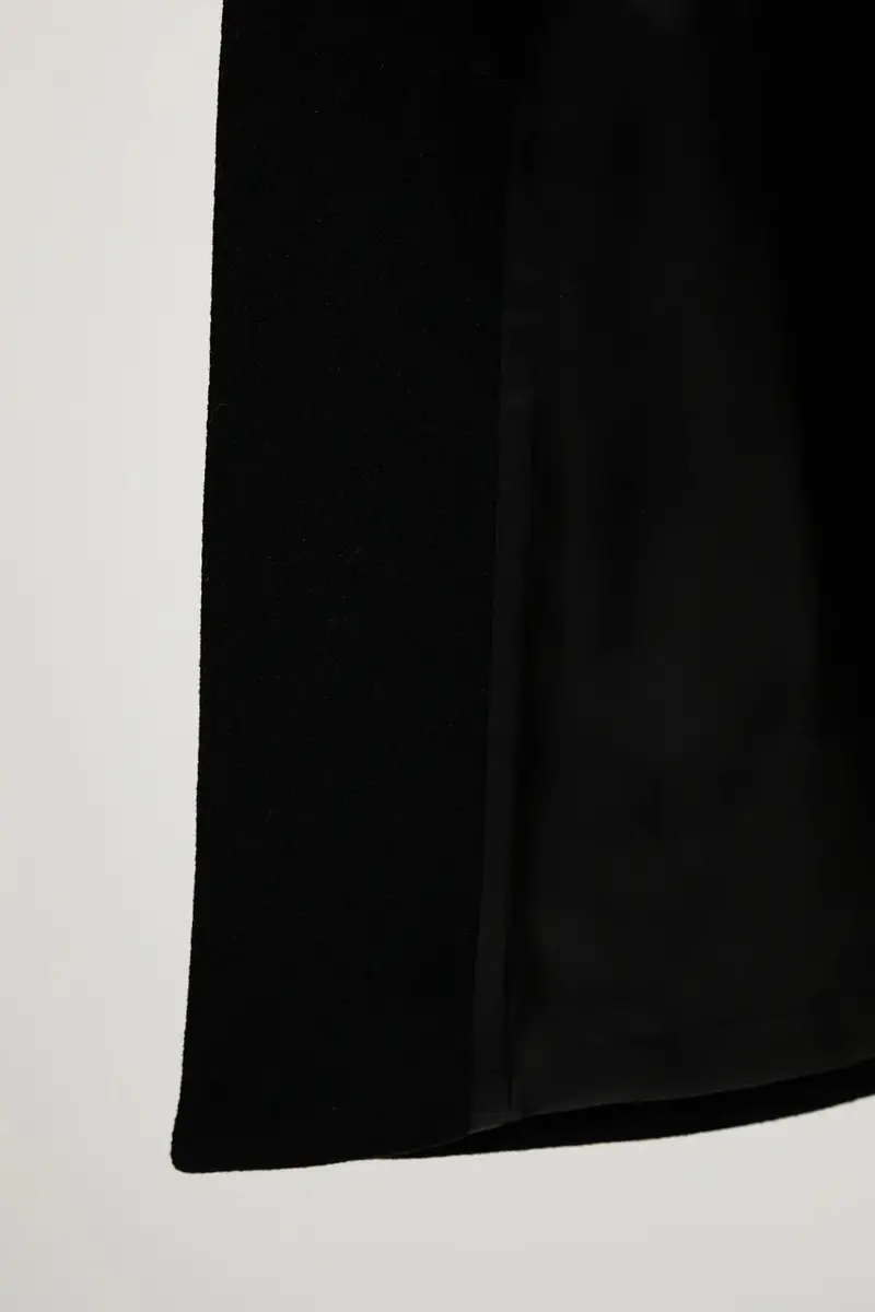 cappotto in lana colore marrone 2JJYLN04N Nero miniatura 5